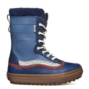 NEW Vans Off The Wall Blue White Standard Snow MTE‎ Waterproof Boots Size 6.5
